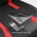 Leather Car Seat Covers, Premium Automotive Waterproof Two Front Bucket Seat Protectors, Black and Red PVC Patchwork