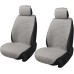 2PCS Front Car Seat Covers Linen Breathable Anti-Slip Universal Sideless Car Seat Protectors Universal Fit for Most Cars