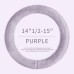 Fuzzy Winter Steering Wheel Covers for Women, Warm Cute Fluffy Car Wheel Cover for Sedan SUV for Cold Weather, Purple, 14-15in