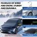 Windshield Snow Cover, Automotive Large Magnetic Windshield Frost Cover With Side Window and Mirror Protector in Winter