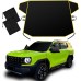 Windshield Cover for Ice and Snow,【Premium Heavy Duty Durable Oxford Fabric】Against Snow Ice and Frost with Panels& Straps