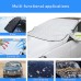 Windshield Cover for Ice Snow Sun, Ultra Thick Protective Windscreen Cover, Snow Ice Frost Sun UV Dust Water Resistent