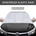 Universal Car Windshield Cover for Ice Snow, 63''x102''  Windshield Sun Shade with Mirror Covers and Anti-Theft Tuck-in Flaps